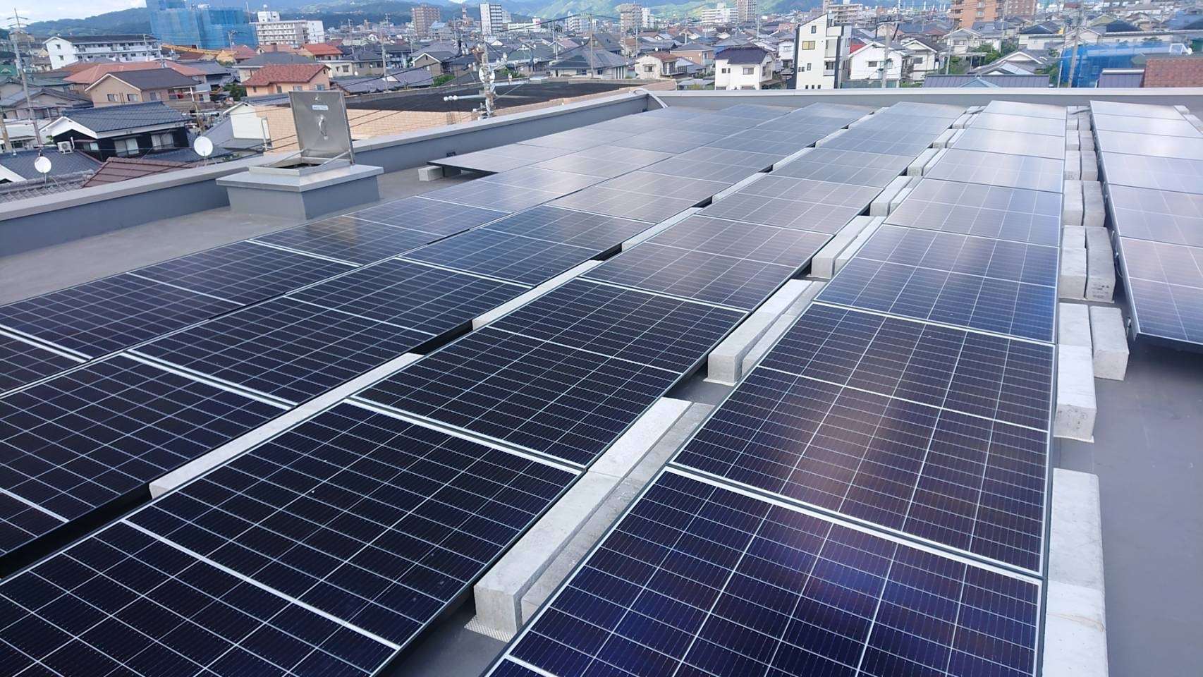 太陽光発電システム設置！